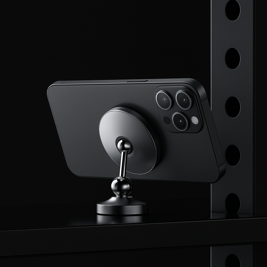 InfluenceRep Dual Magnetic Gym Phone Holder